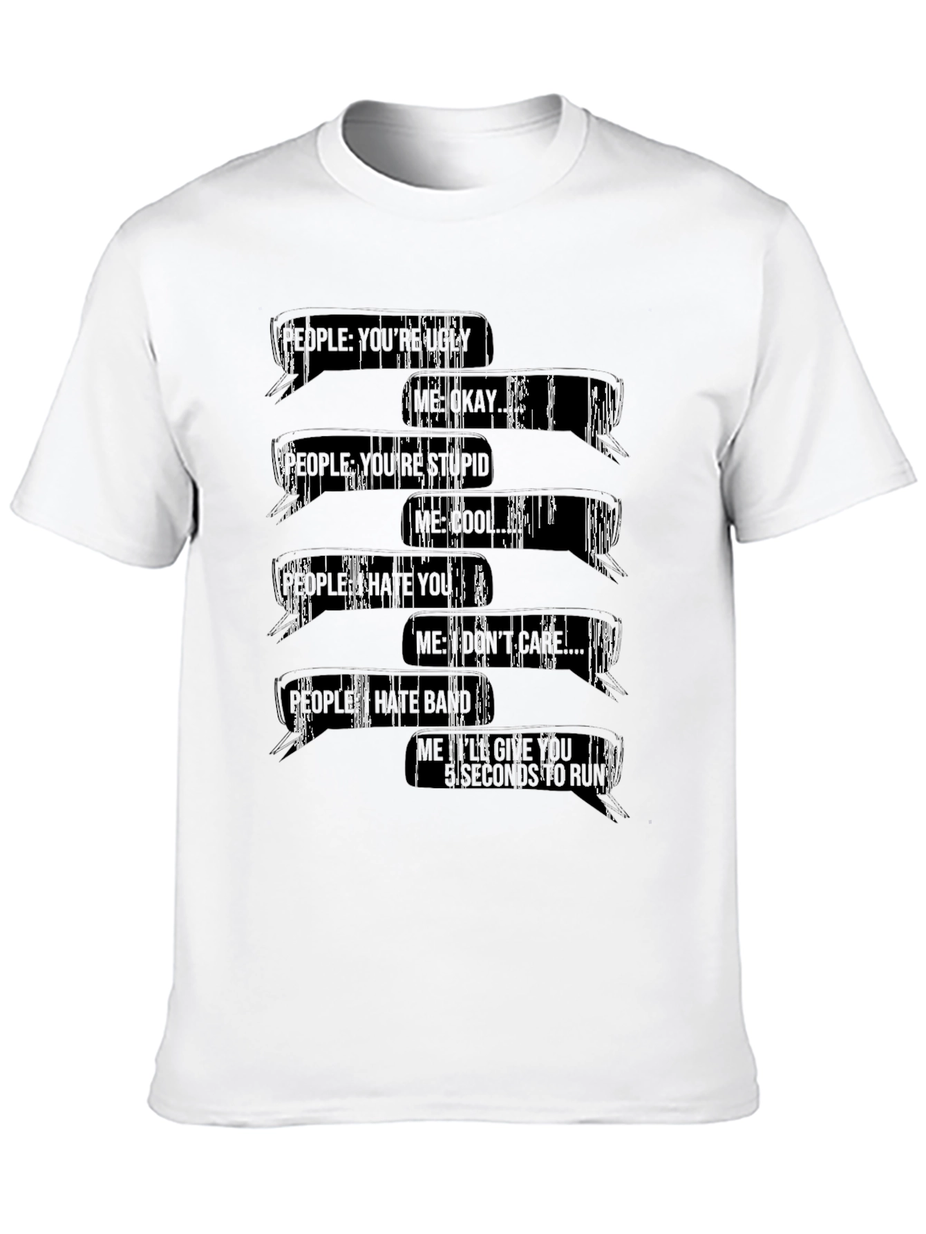 Sarcastic Graphic Tee - Rude But Tolerable T-Shirt