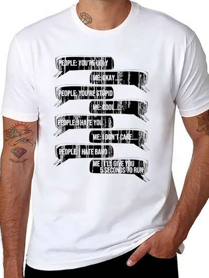 Sarcastic Graphic Tee - Rude But Tolerable T-Shirt