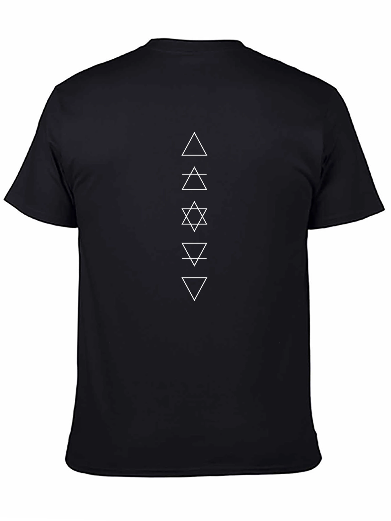 Geometric Element Graphic T-Shirt - Minimalist Design