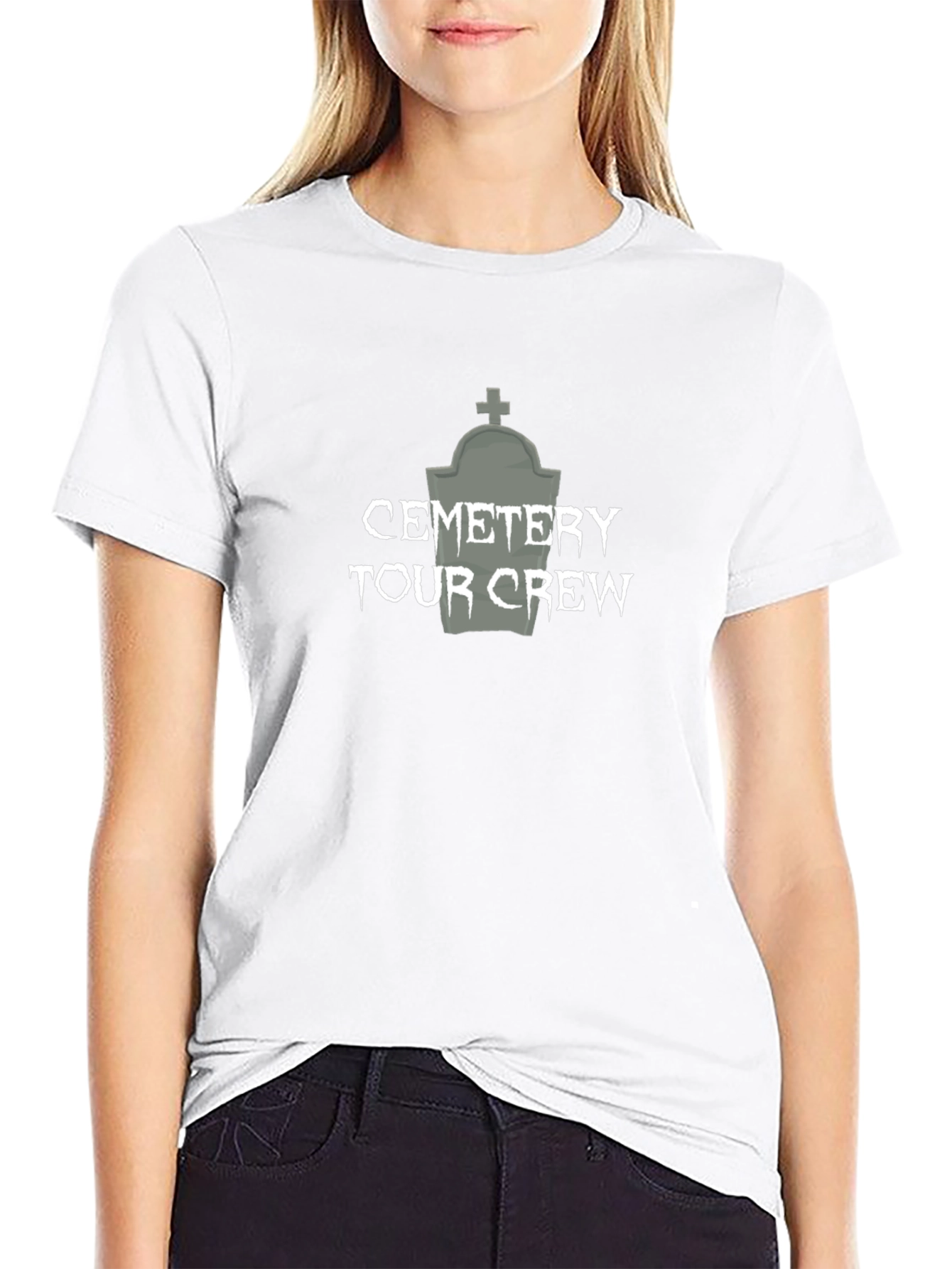 Cemetery Tour Crew Black T-Shirt