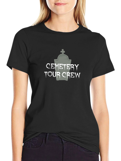 Cemetery Tour Crew Black T-Shirt