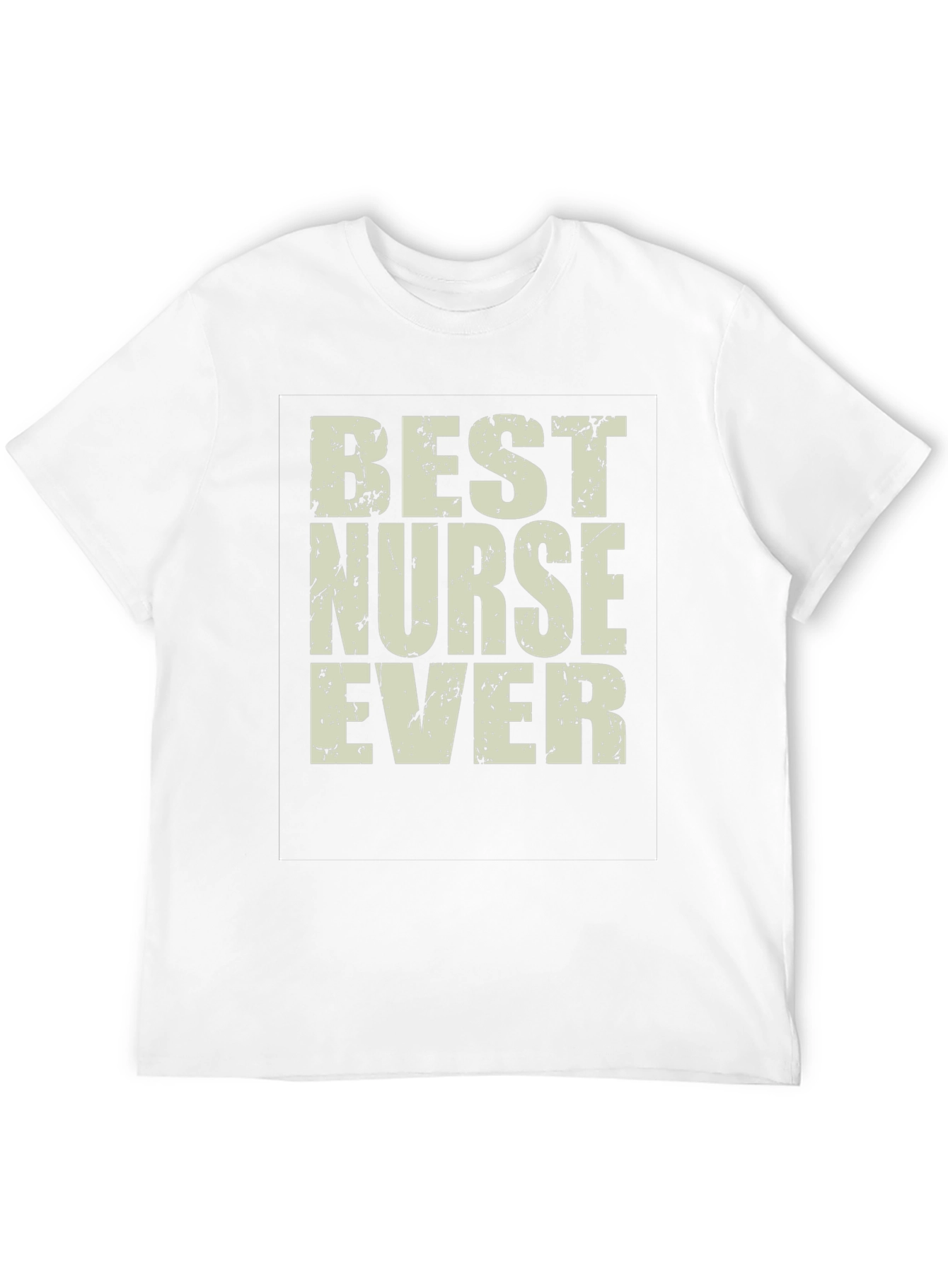 Best Nurse Ever Graphic Tee - Black Casual T-Shirt