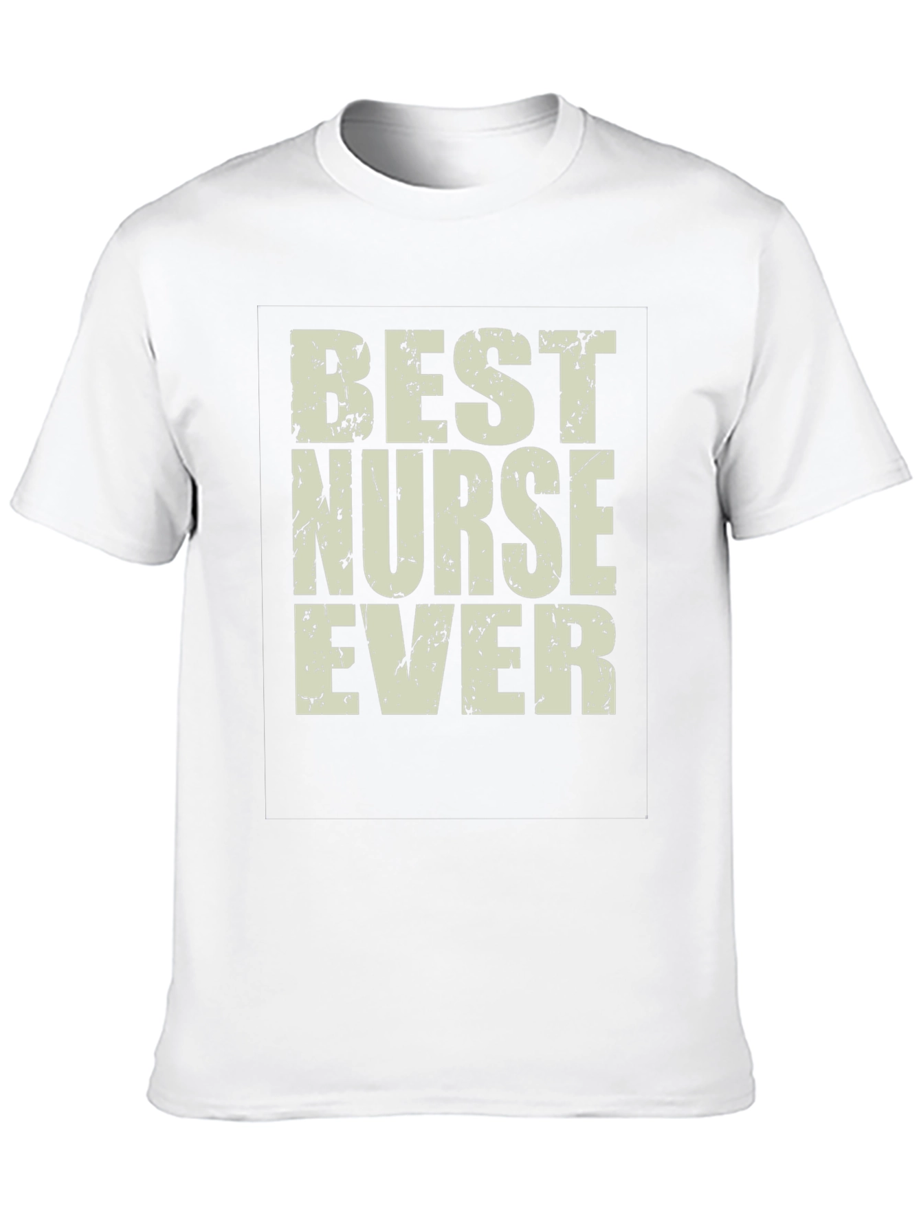 Best Nurse Ever Graphic Tee - Black Casual T-Shirt