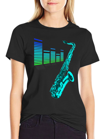 Cool Saxophone T-Shirt - Music Lover Tee