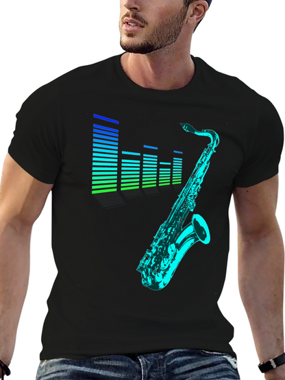Cool Saxophone T-Shirt - Music Lover Tee