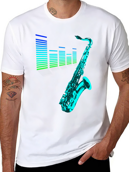 Cool Saxophone T-Shirt - Music Lover Tee