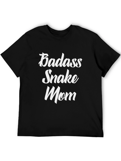 Badass Snake Mom Graphic T-Shirt
