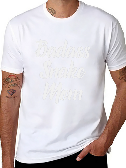 Badass Snake Mom Graphic T-Shirt