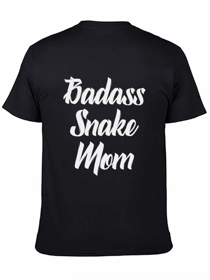 Badass Snake Mom Graphic T-Shirt