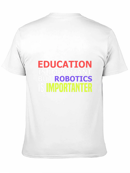 Education vs Robotics Funny T-Shirt