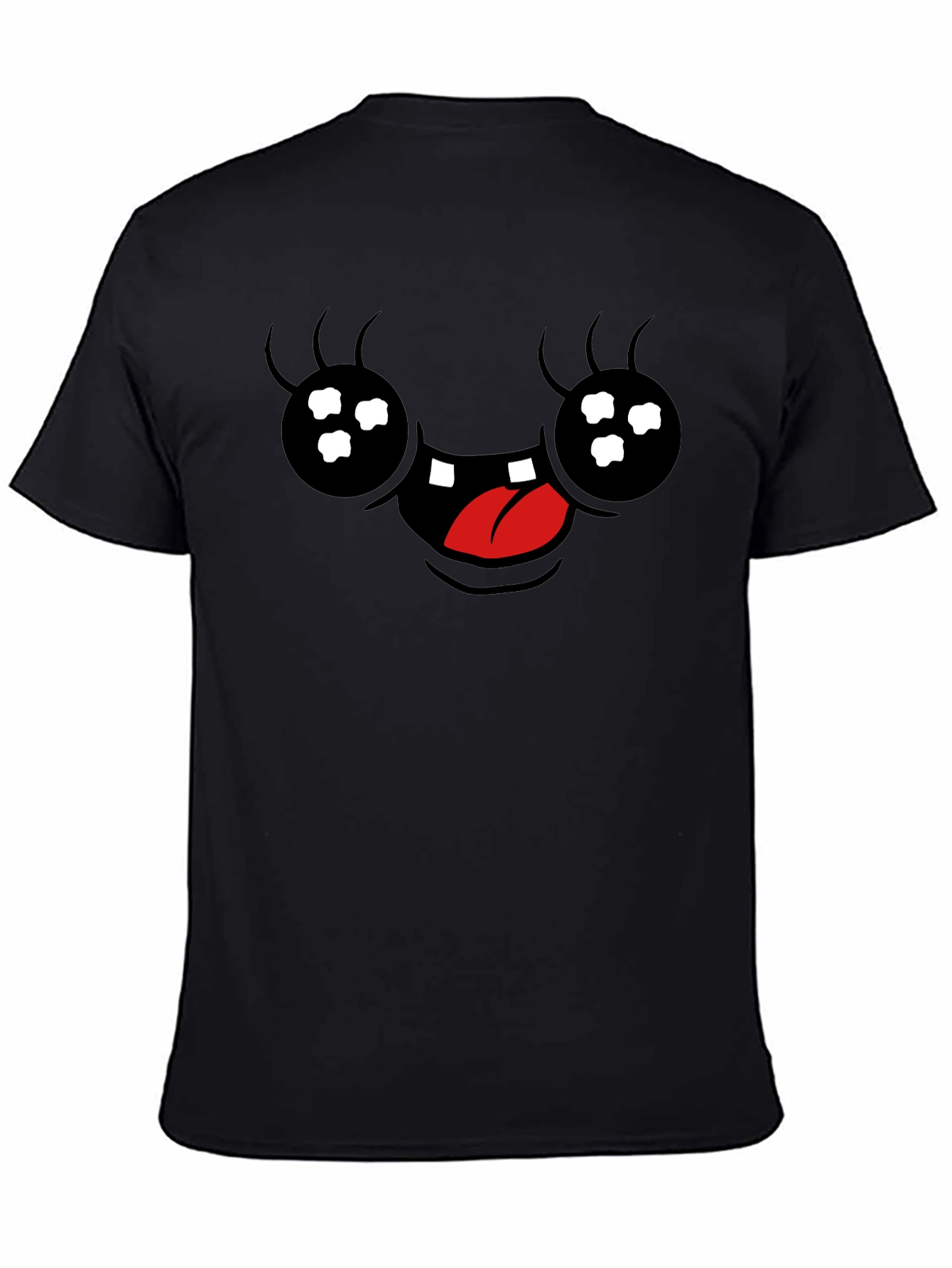 Funny Cartoon Face Graphic T-Shirt