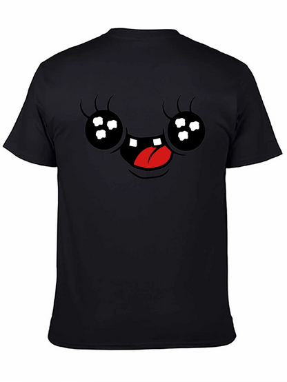 Funny Cartoon Face Graphic T-Shirt