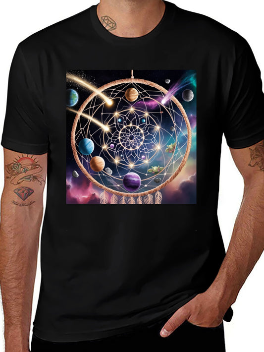 Cosmic Dreamcatcher Black T-Shirt