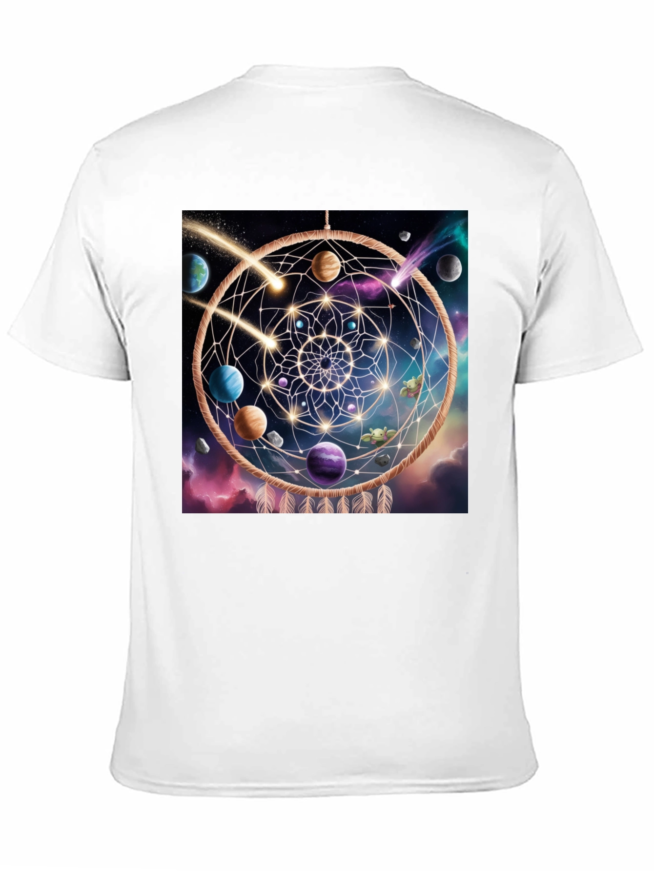 Cosmic Dreamcatcher Black T-Shirt