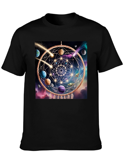 Cosmic Dreamcatcher Black T-Shirt