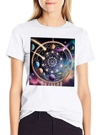 Cosmic Dreamcatcher Black T-Shirt
