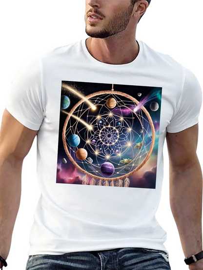 Cosmic Dreamcatcher Black T-Shirt