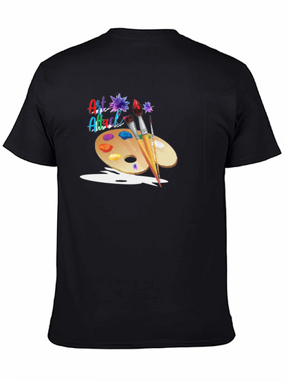 Art Attack Graphic Black T-Shirt