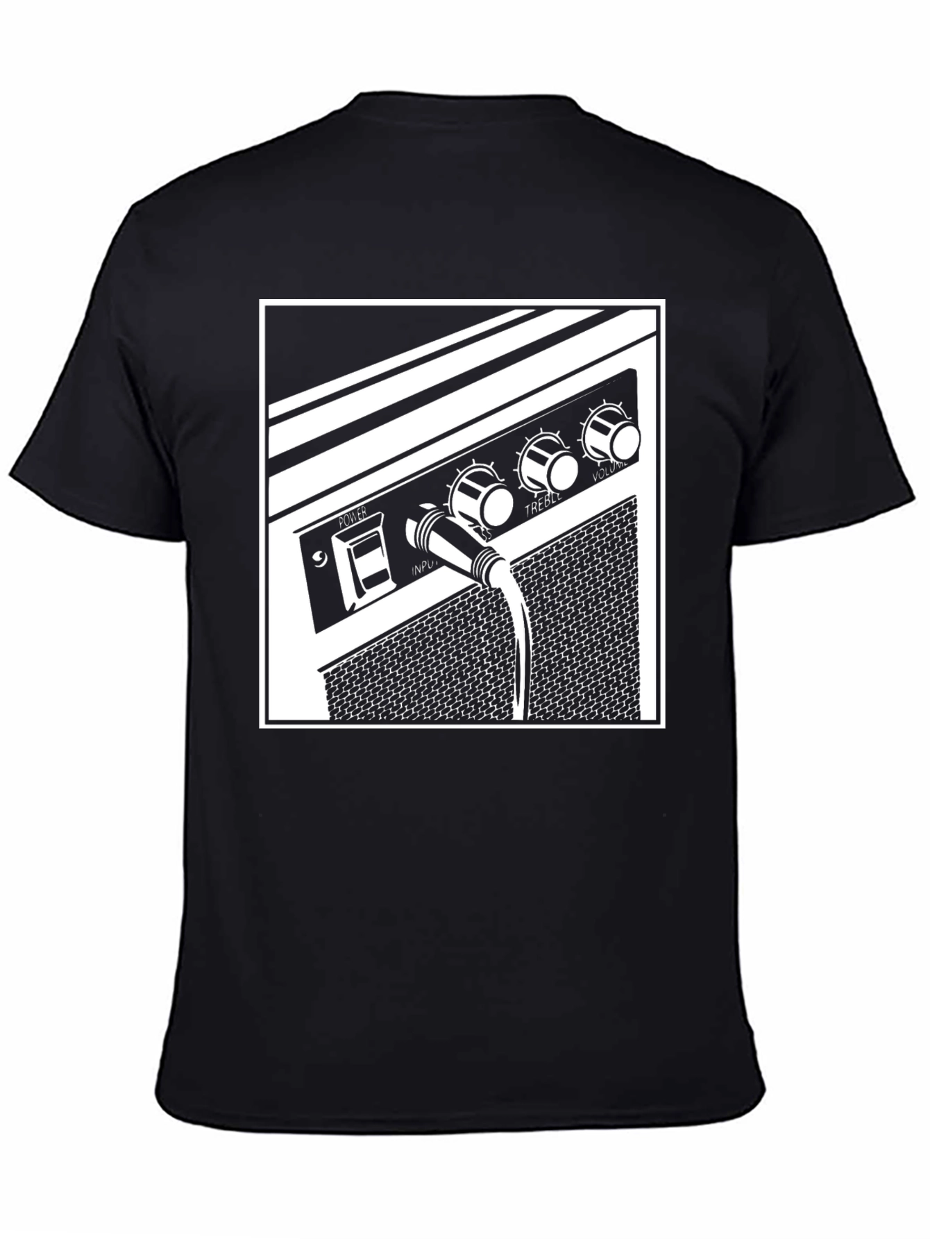 Amplifier Graphic Tee - Music Lovers Black T-Shirt