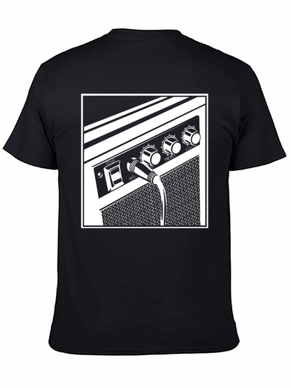 Amplifier Graphic Tee - Music Lovers Black T-Shirt