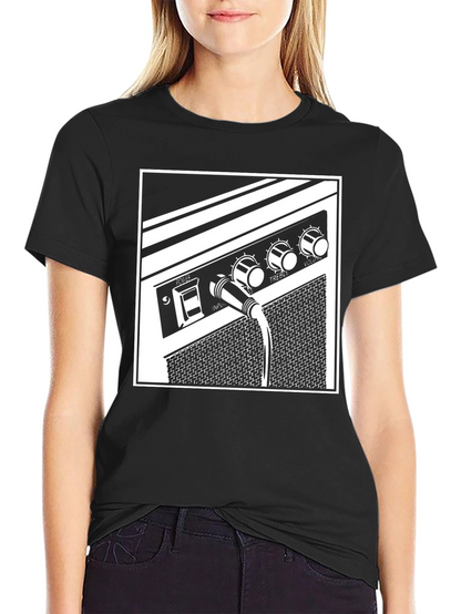 Amplifier Graphic Tee - Music Lovers Black T-Shirt