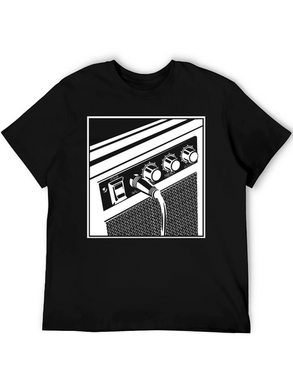 Amplifier Graphic Tee - Music Lovers Black T-Shirt