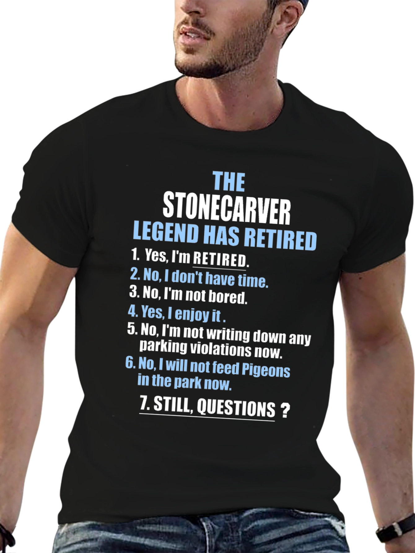 The Stonecarver Legend T-Shirt - Retired Edition