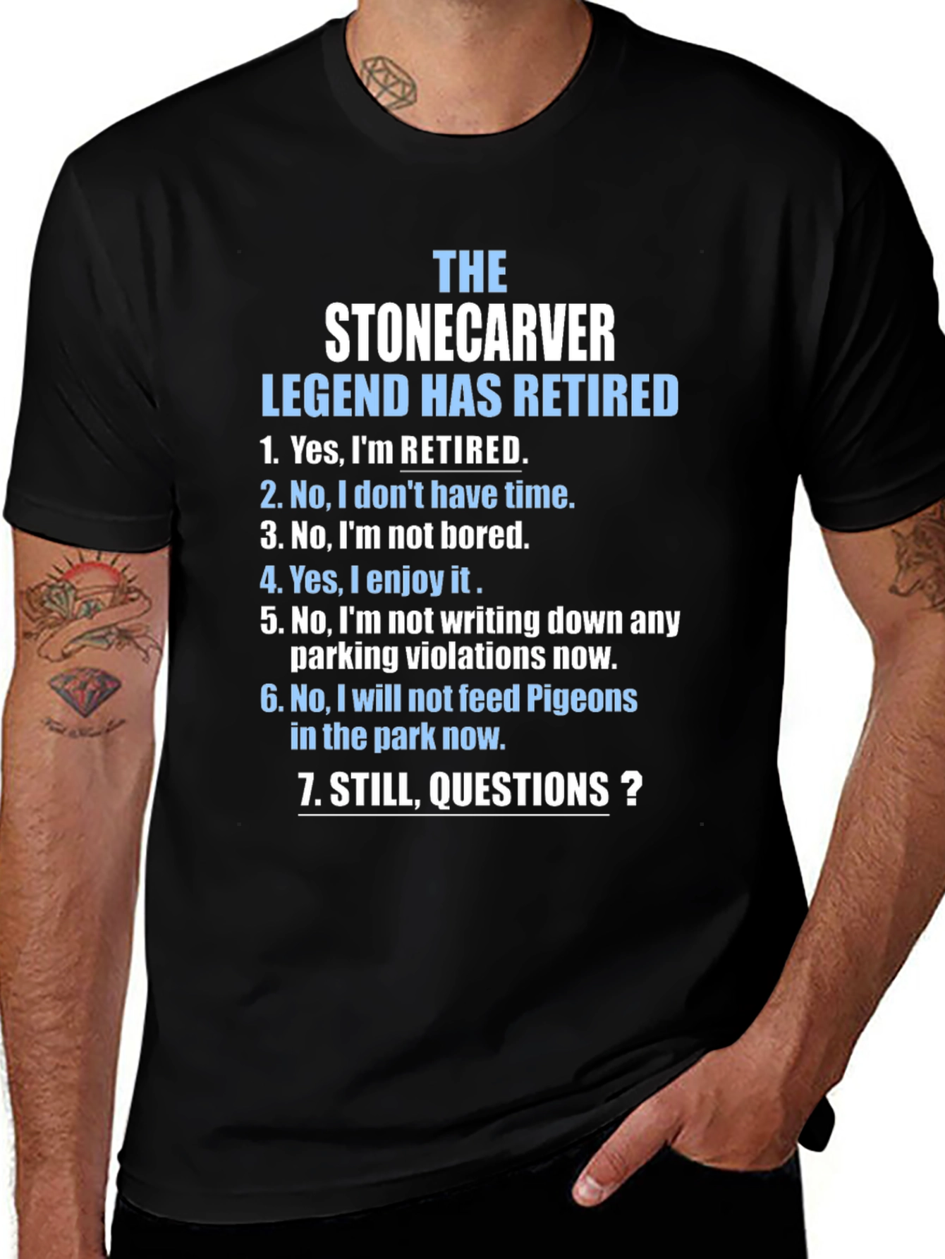 The Stonecarver Legend T-Shirt - Retired Edition