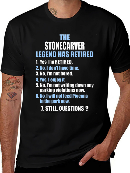 The Stonecarver Legend T-Shirt - Retired Edition
