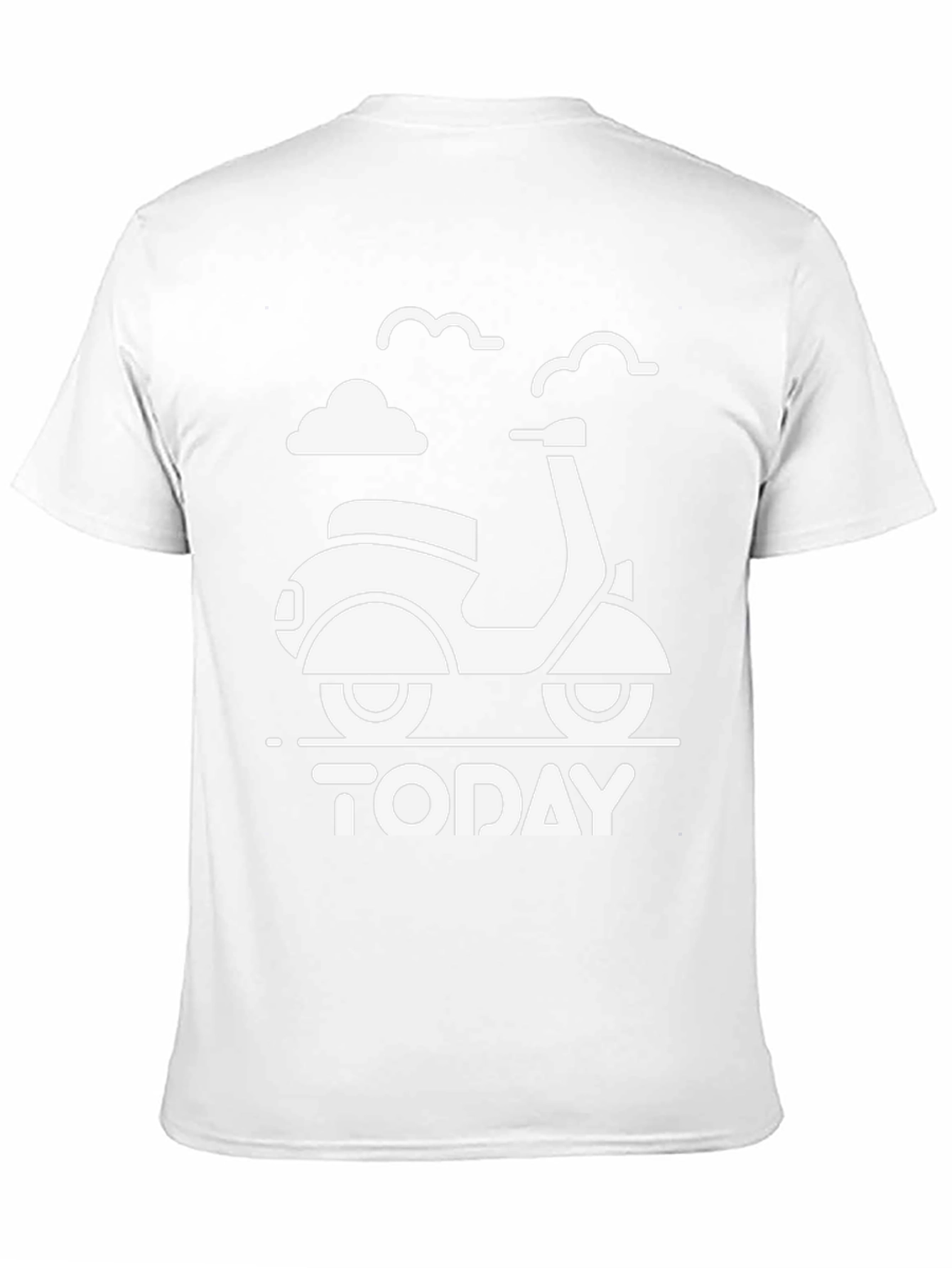 Today Scooter Graphic Tee - Black Unisex T-Shirt
