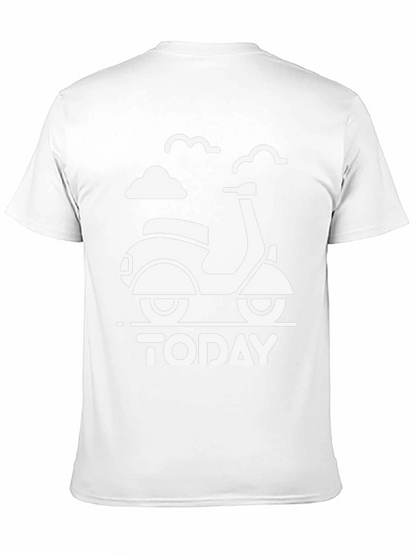 Today Scooter Graphic Tee - Black Unisex T-Shirt