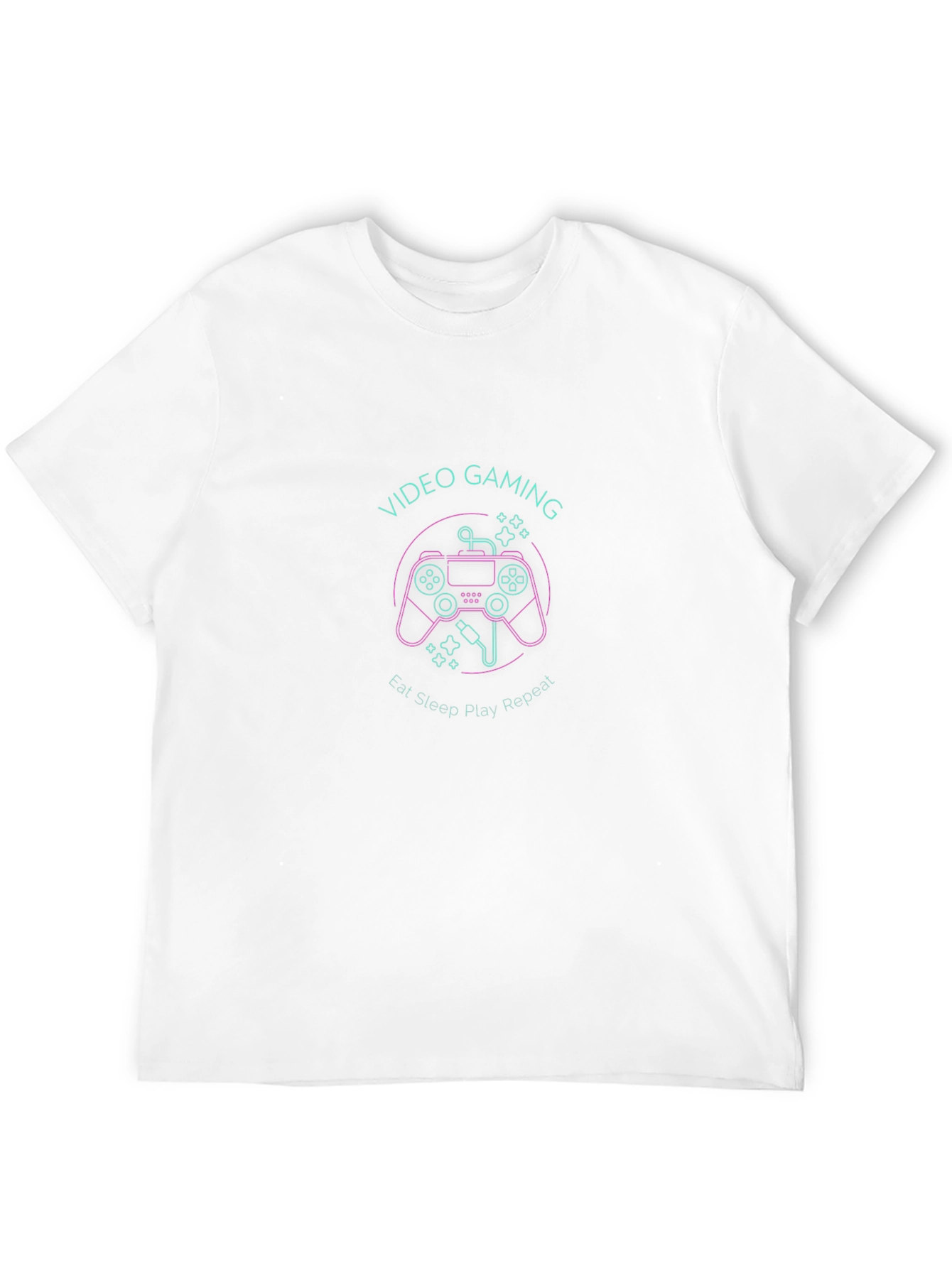 Video Gaming Eat Sleep Play Repeat Black T-Shirt