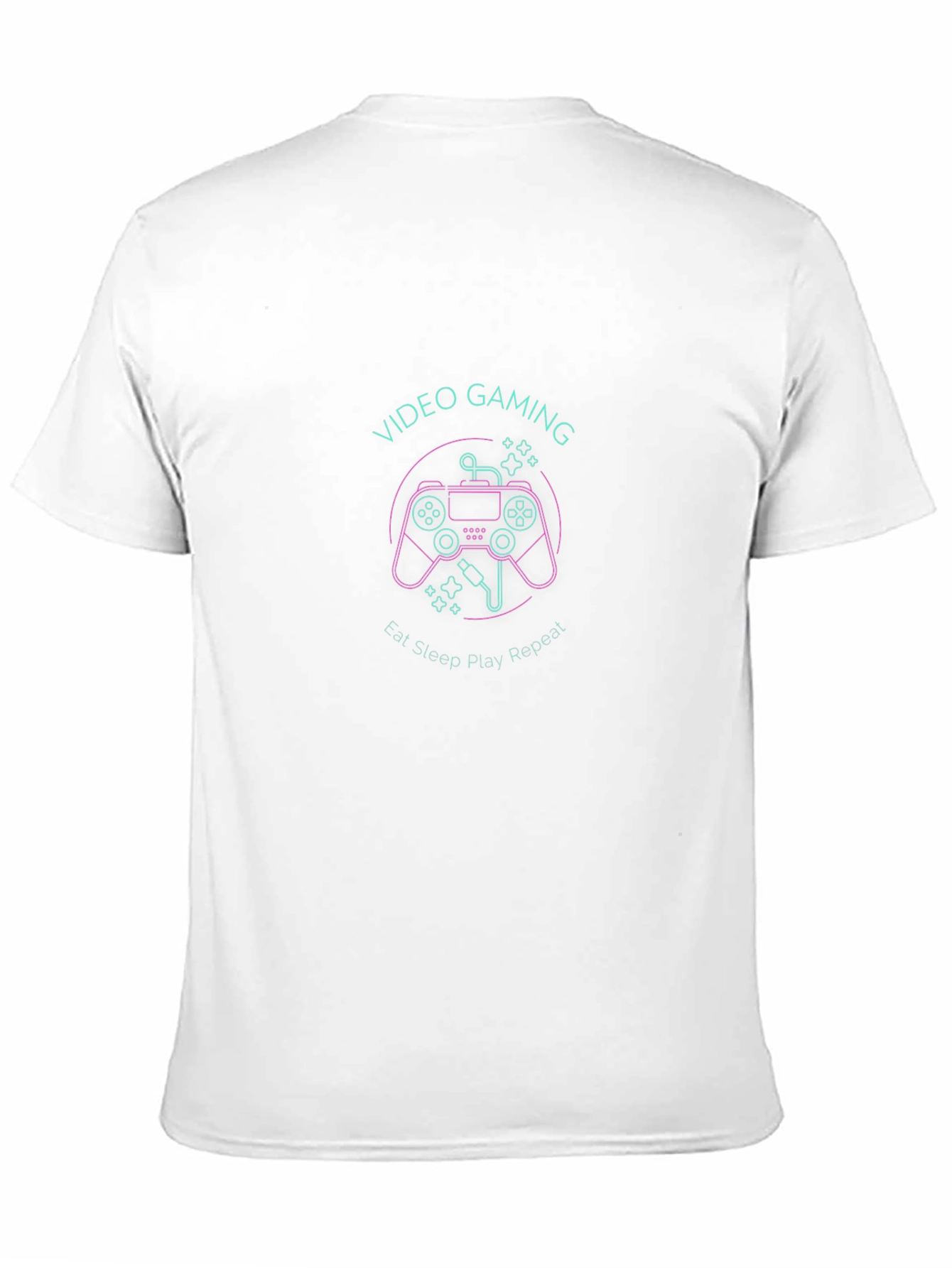 Video Gaming Eat Sleep Play Repeat Black T-Shirt