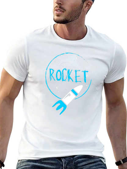Rocket Graphic Tee - Space Adventure Shirt