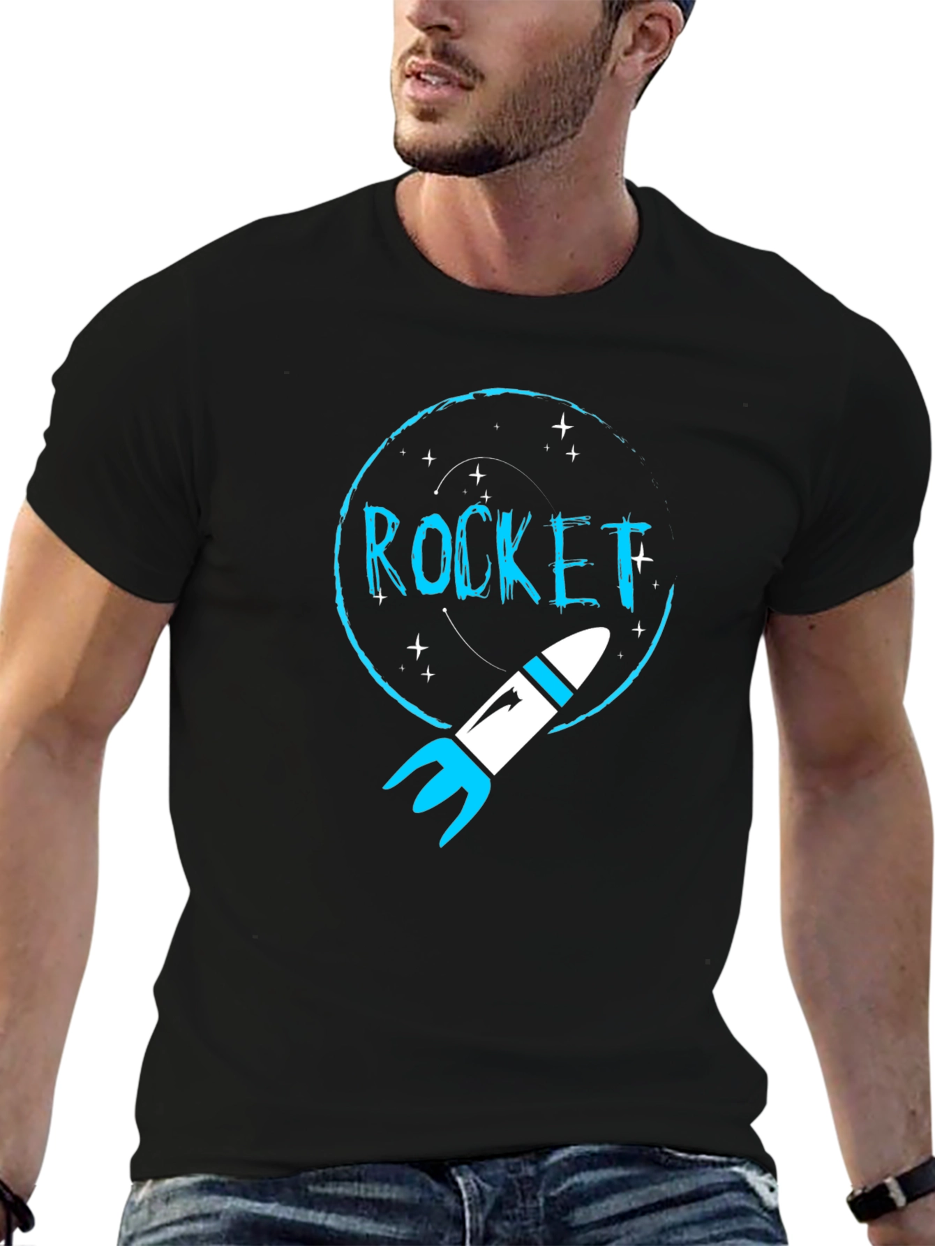 Rocket Graphic Tee - Space Adventure Shirt