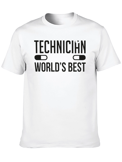Technician Worlds Best Black T-Shirt