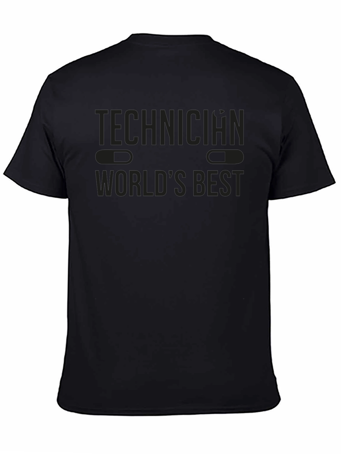 Technician Worlds Best Black T-Shirt