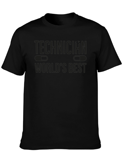 Technician Worlds Best Black T-Shirt