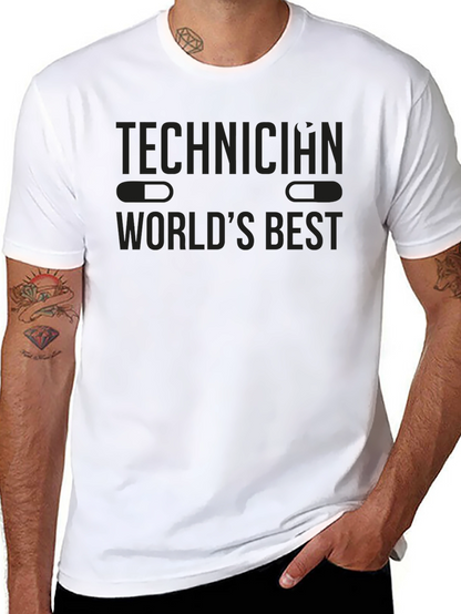 Technician Worlds Best Black T-Shirt