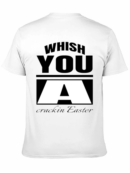 Whish You A Crackin Easter Black T-Shirt