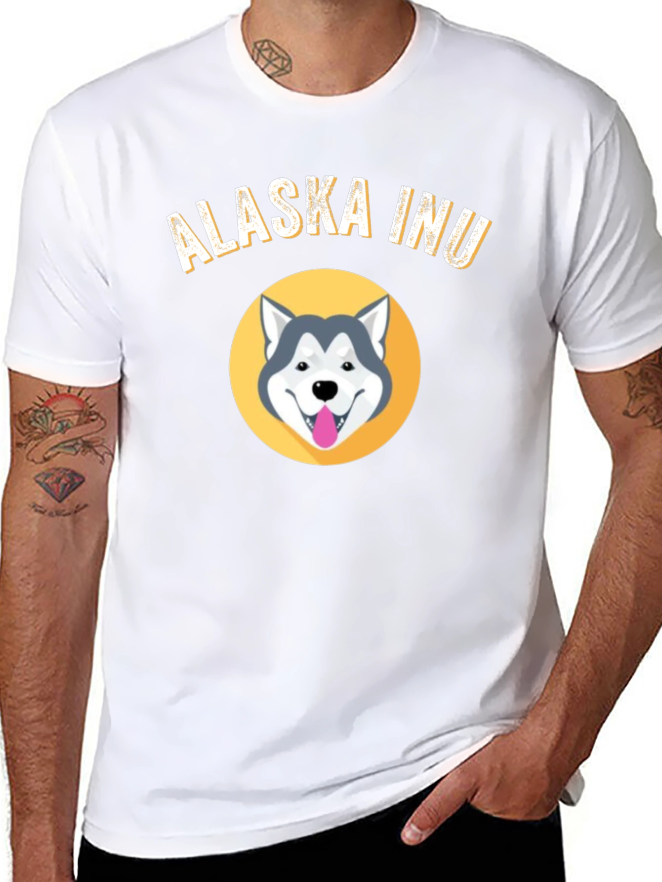 Alaska Inu Graphic Tee - Stylish Dog Lover T-Shirt