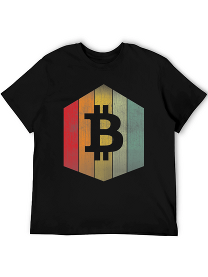 Bitcoin Retro Style T-Shirt - Crypto Currency Tee