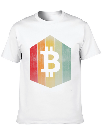 Bitcoin Retro Style T-Shirt - Crypto Currency Tee