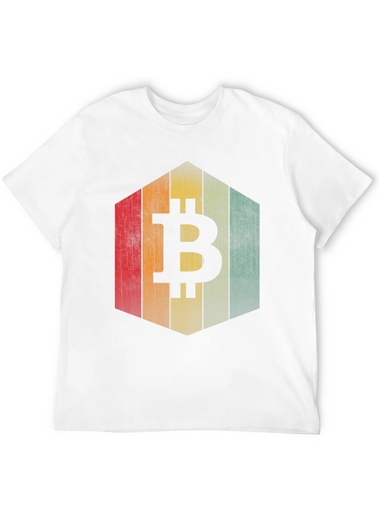 Bitcoin Retro Style T-Shirt - Crypto Currency Tee