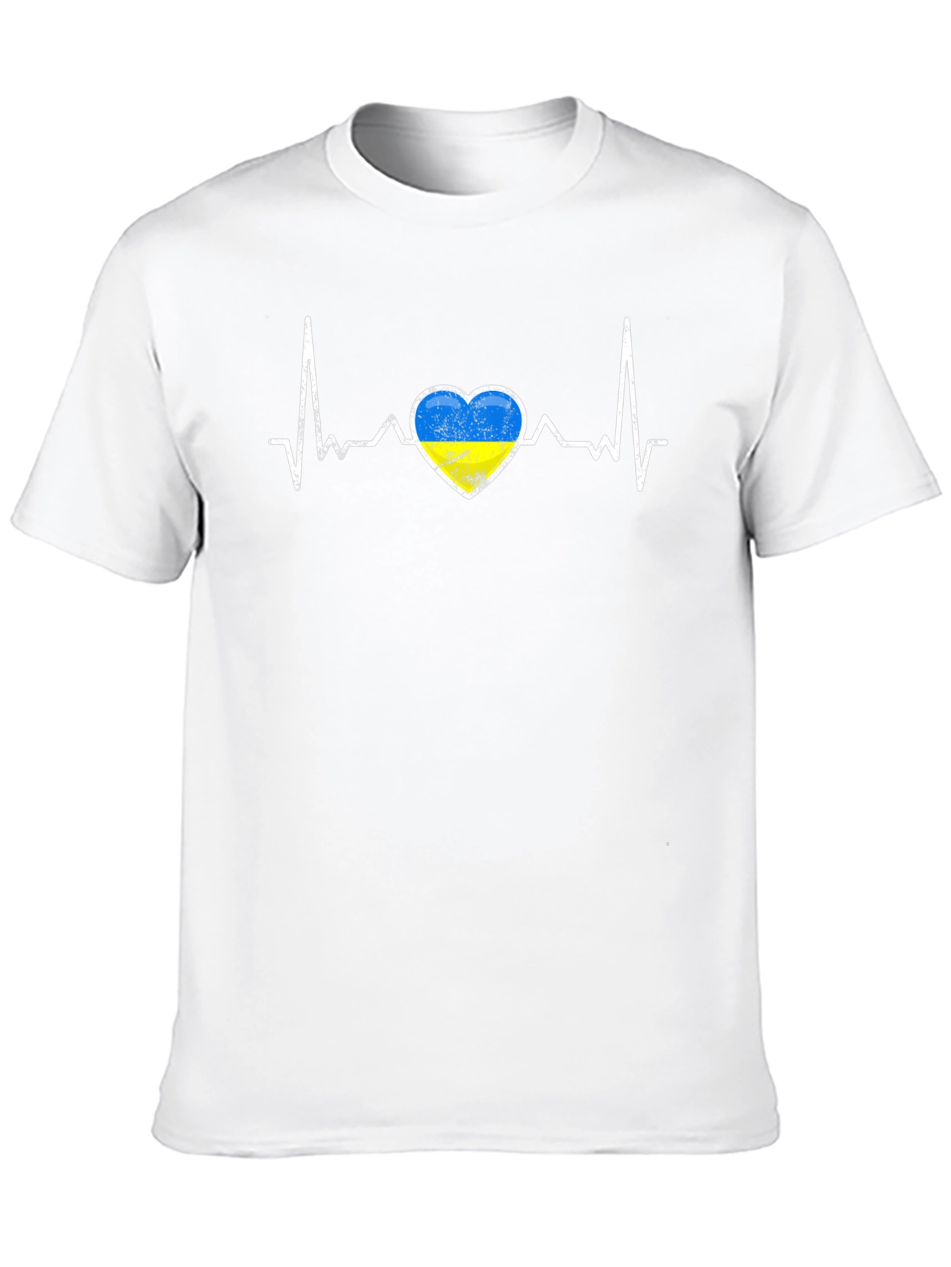 Ukraine Heartbeat T-Shirt - Show Your Support