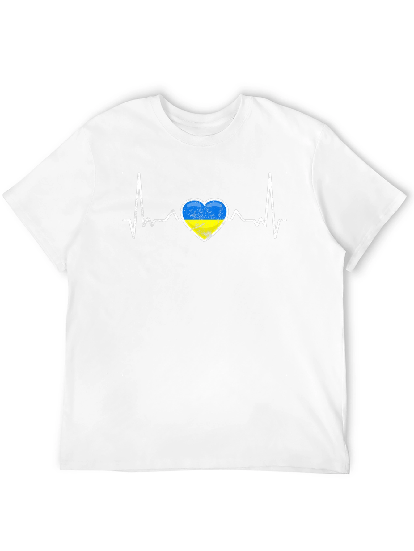 Ukraine Heartbeat T-Shirt - Show Your Support