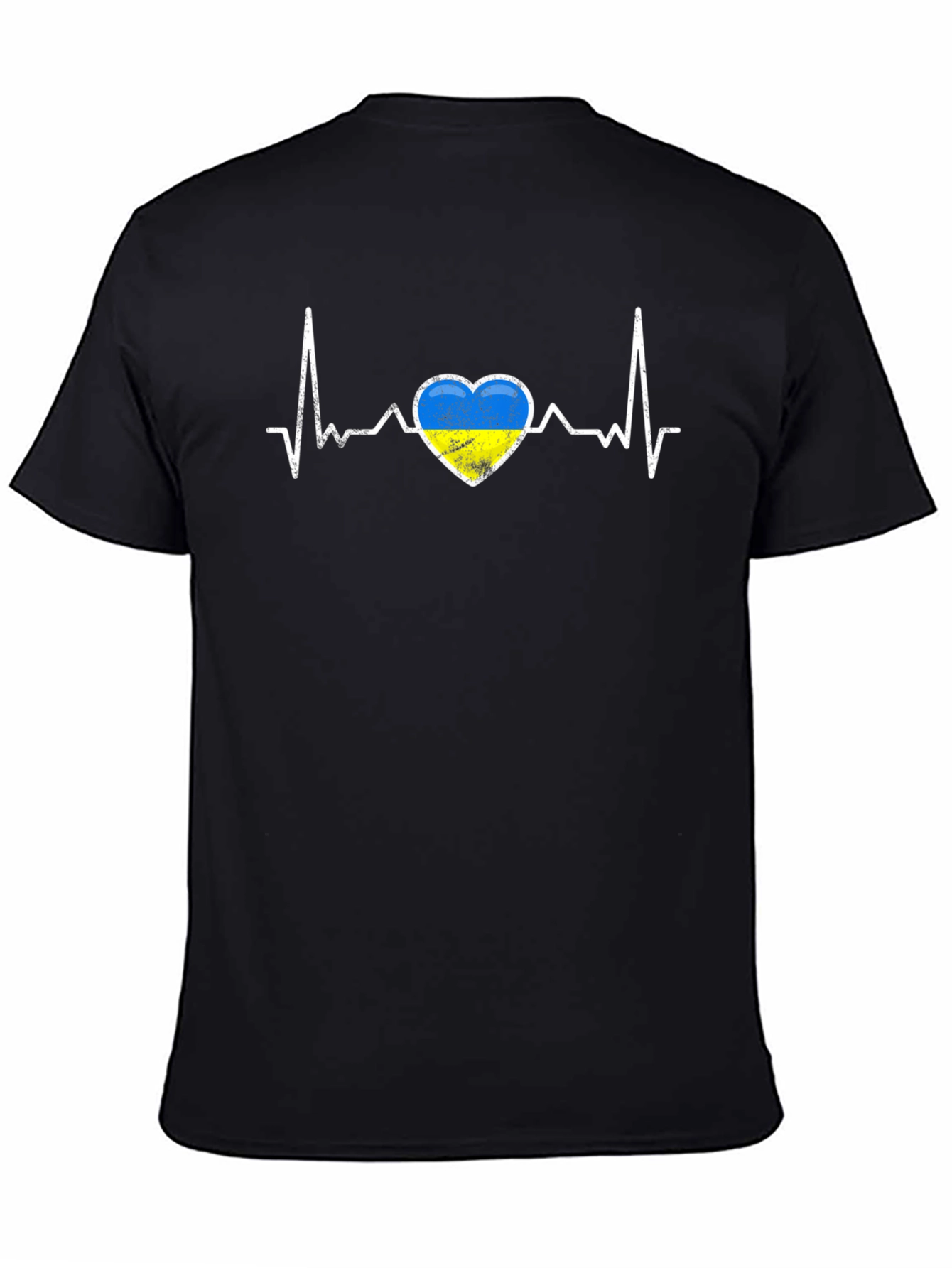 Ukraine Heartbeat T-Shirt - Show Your Support