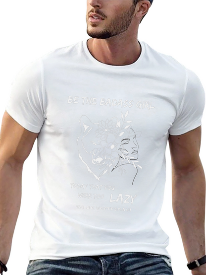 Badass Girl Graphic Print Tee