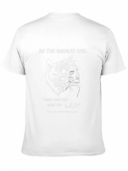 Badass Girl Graphic Print Tee