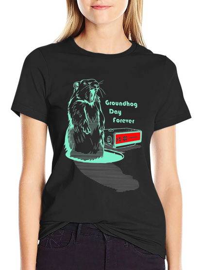 Groundhog Day Forever Graphic T-Shirt